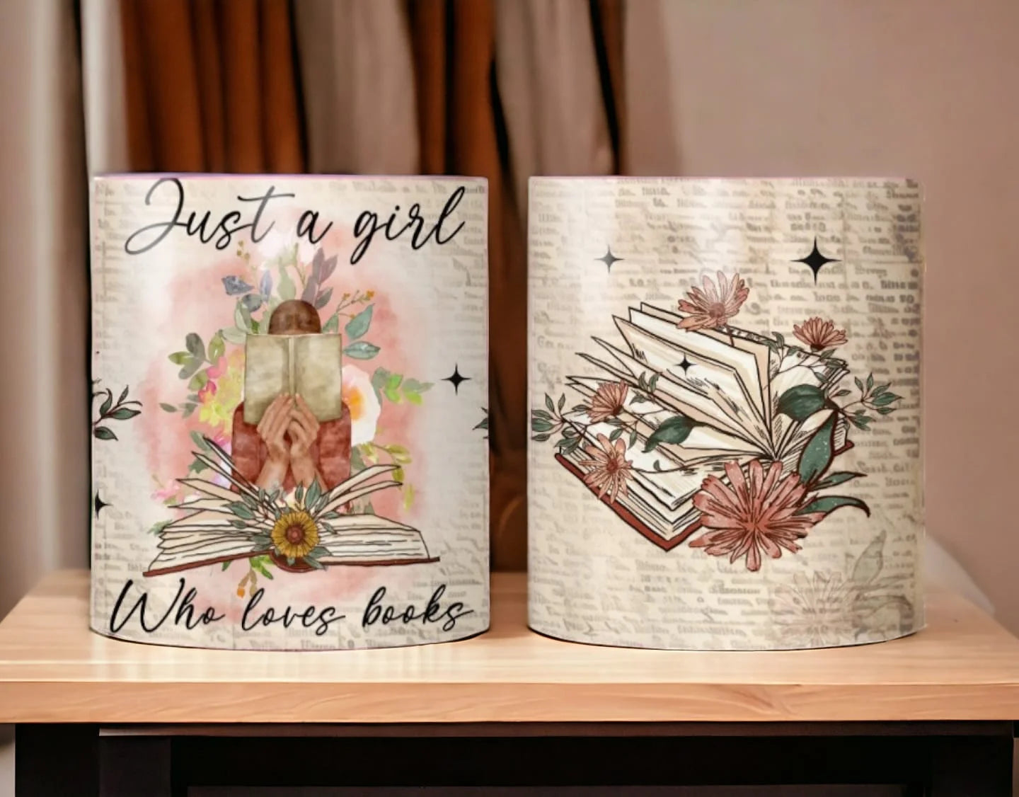 Cana personalizată, Who loves books, Ceramica, Alb, 350 ml