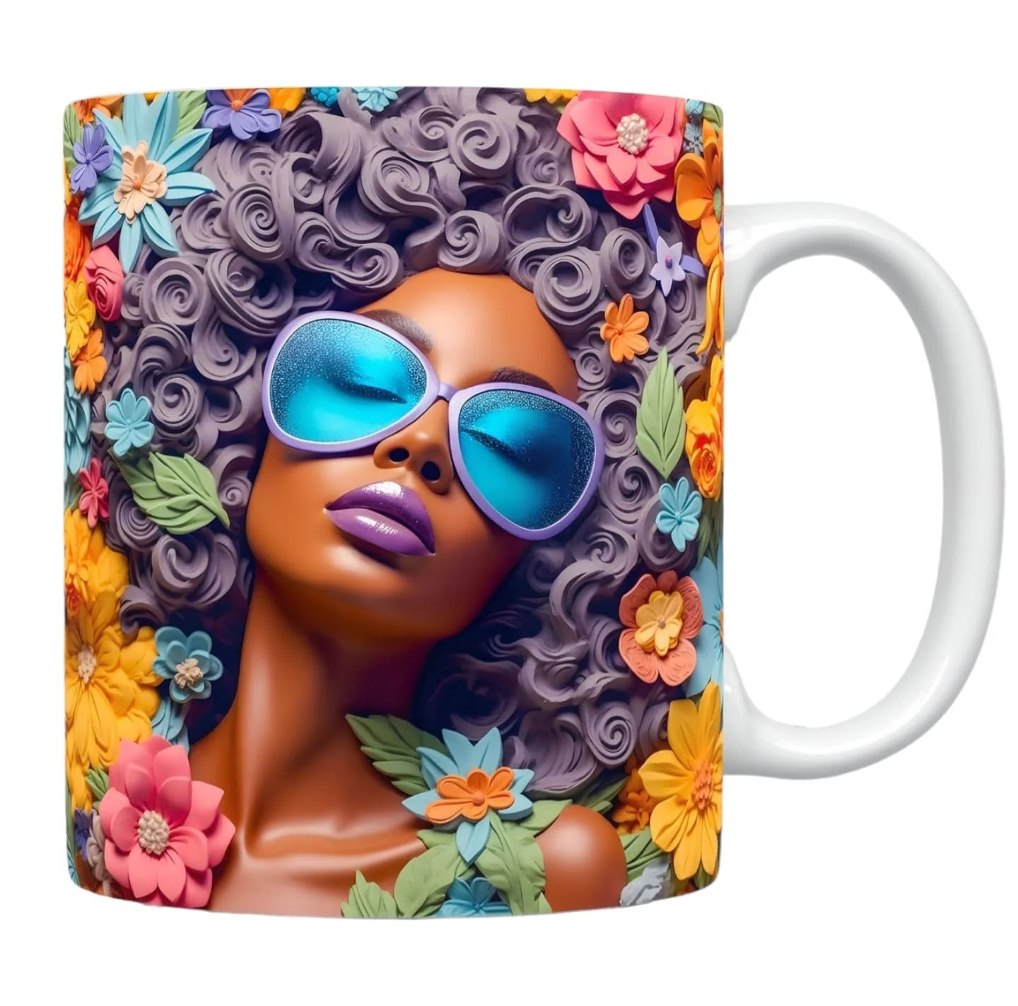 Cana personalizată, Frumoasa femeie model 3, Ceramica, Alb, 350 ml