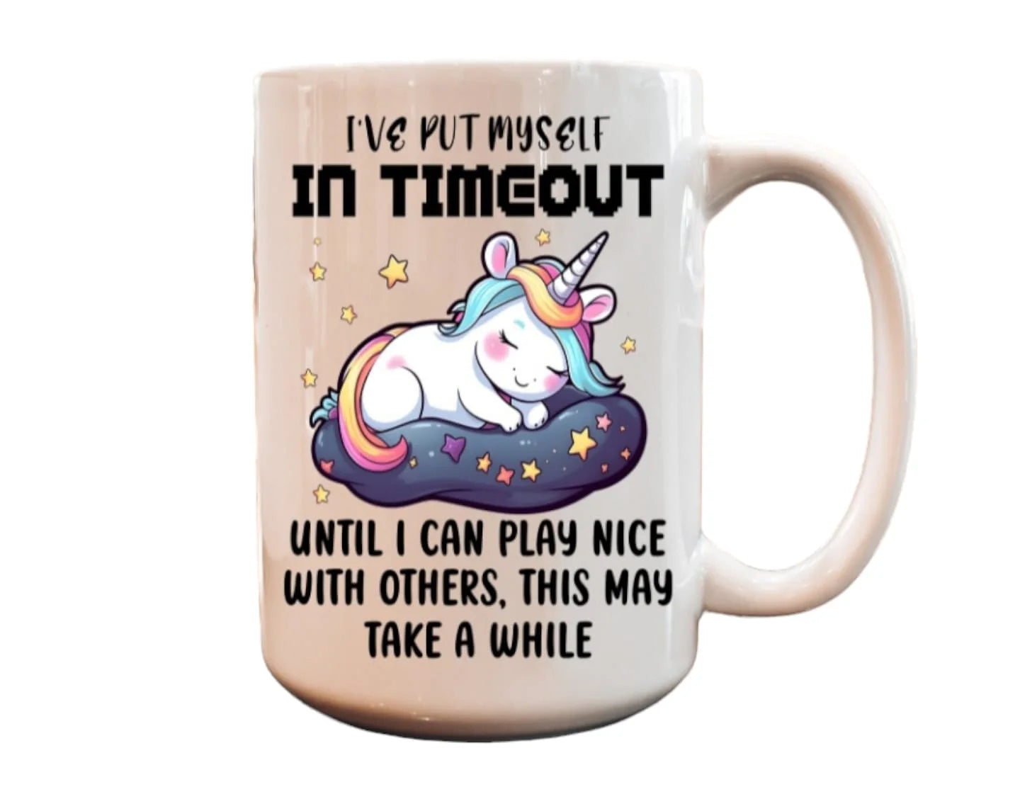 Cana personalizată, Unicorn Model 4, Ceramica, Alb, 350 ml