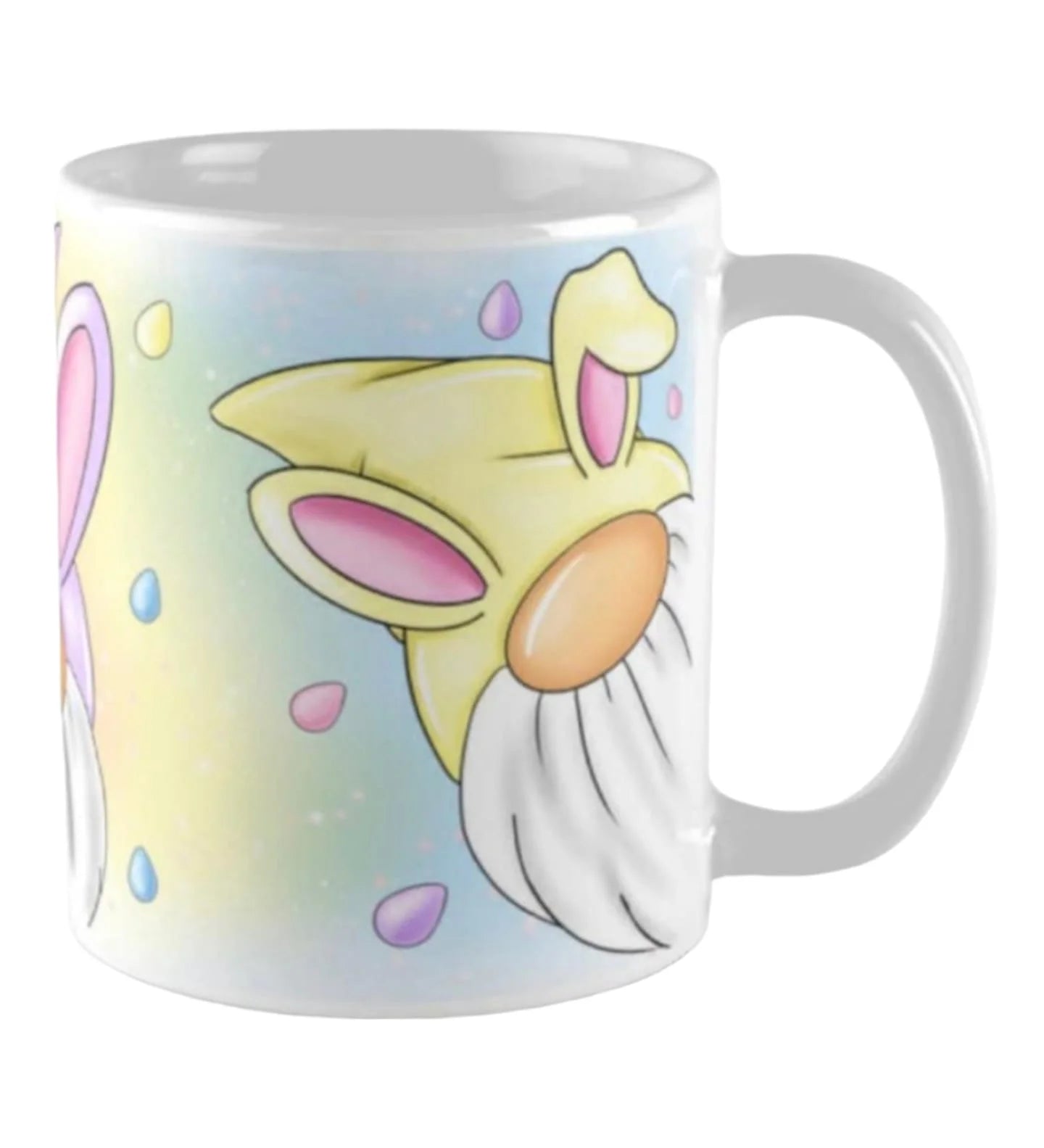 Cana personalizata, Cadou de paste, Ceramica, Alb, 350 ml