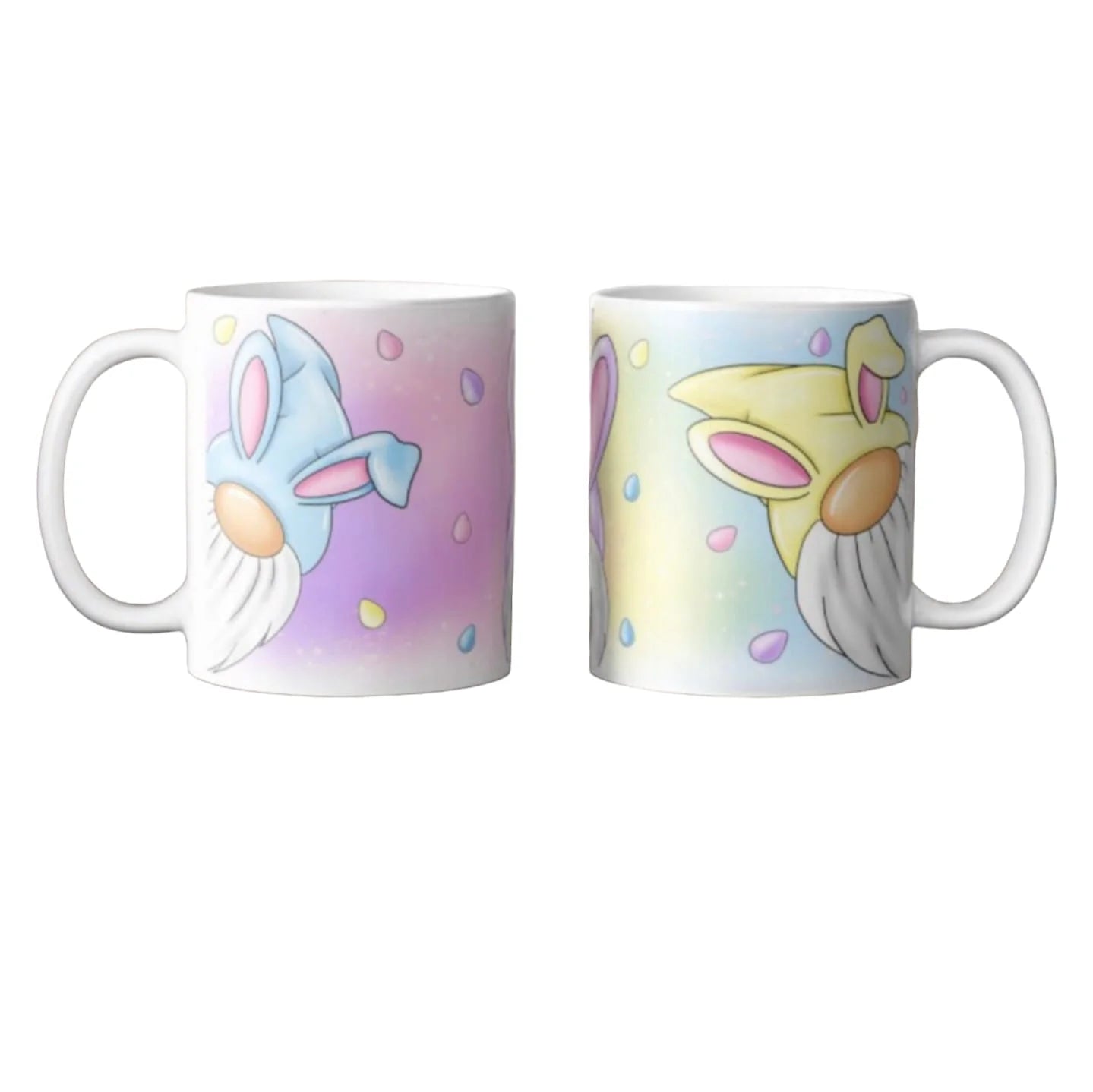 Cana personalizata, Cadou de paste, Ceramica, Alb, 350 ml