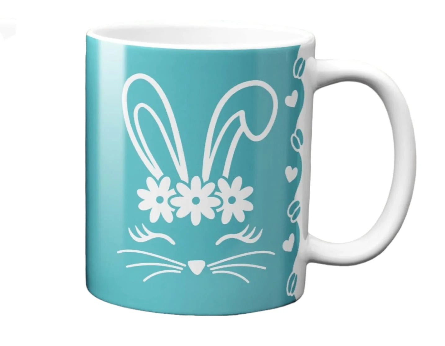 Cana personalizata, Cadou de Paste model 2, Ceramica, Alb, 350 ml