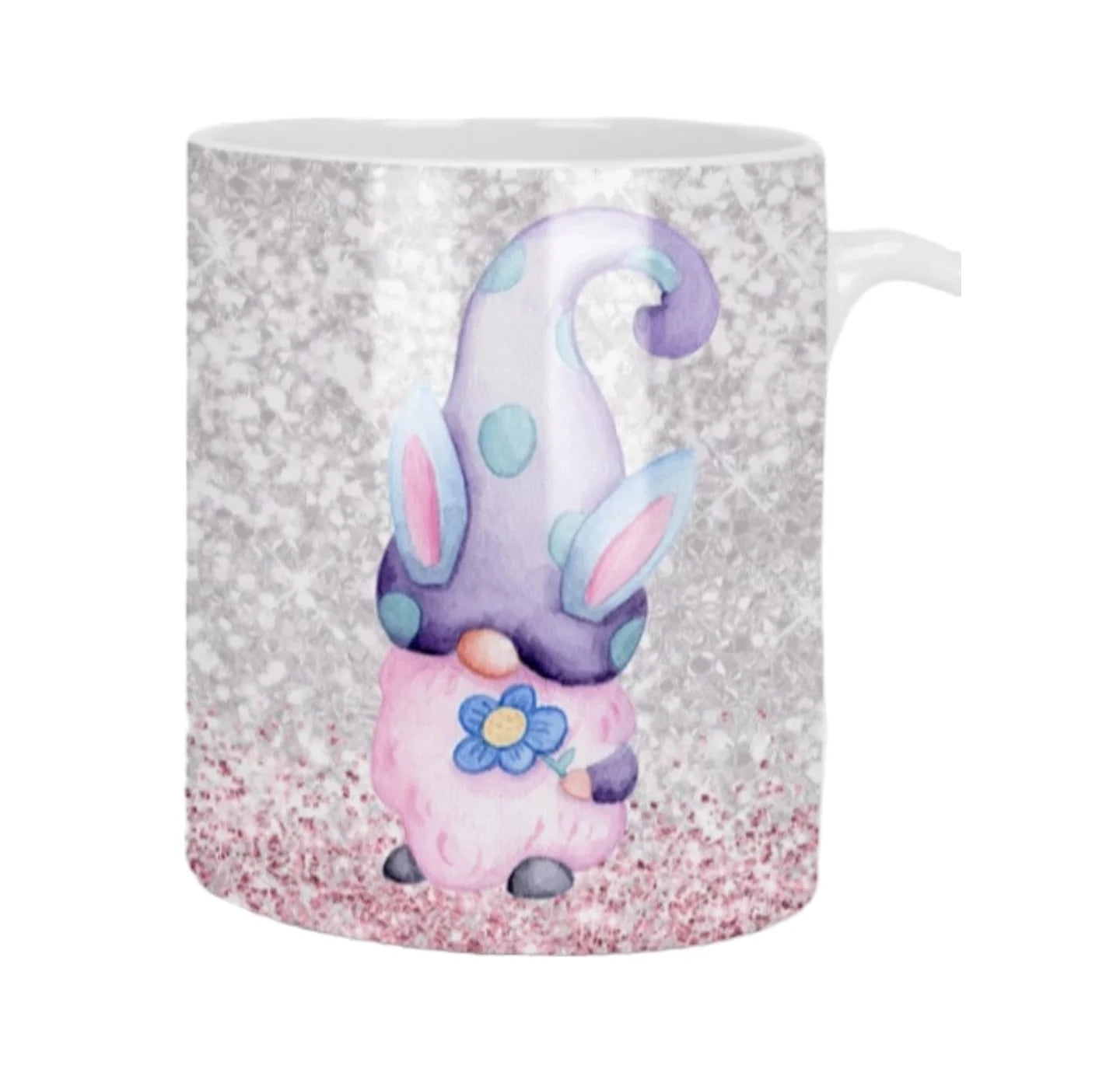 Cana personalizata, Cadou de Paste model 3, Ceramica, Alb, 350 ml
