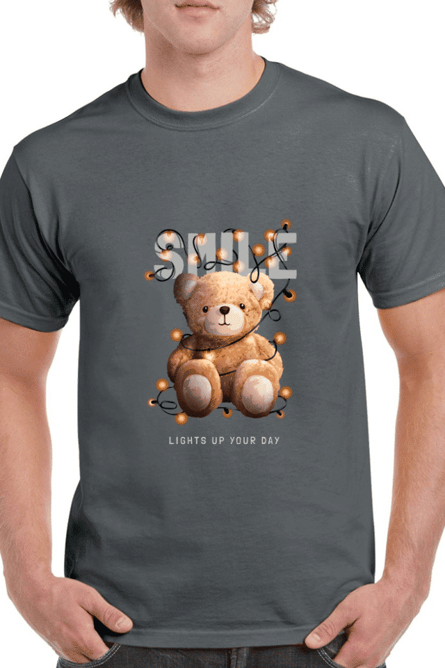 Tricou personalizat Bărbați - Smile Lights Up Your Day