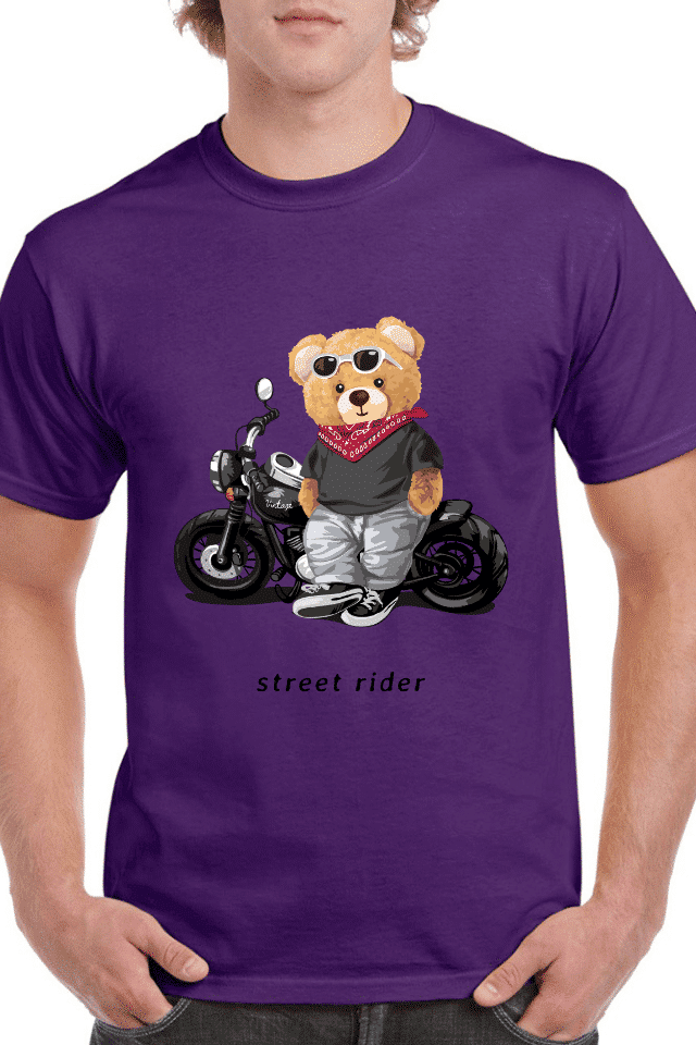 Tricou personalizat Bărbați - Motorcycle Bear
