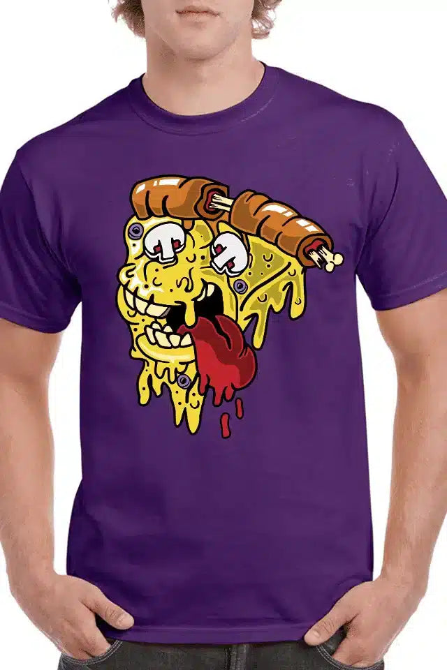 Tricou personalizat Bărbați - Pizza Monster 2