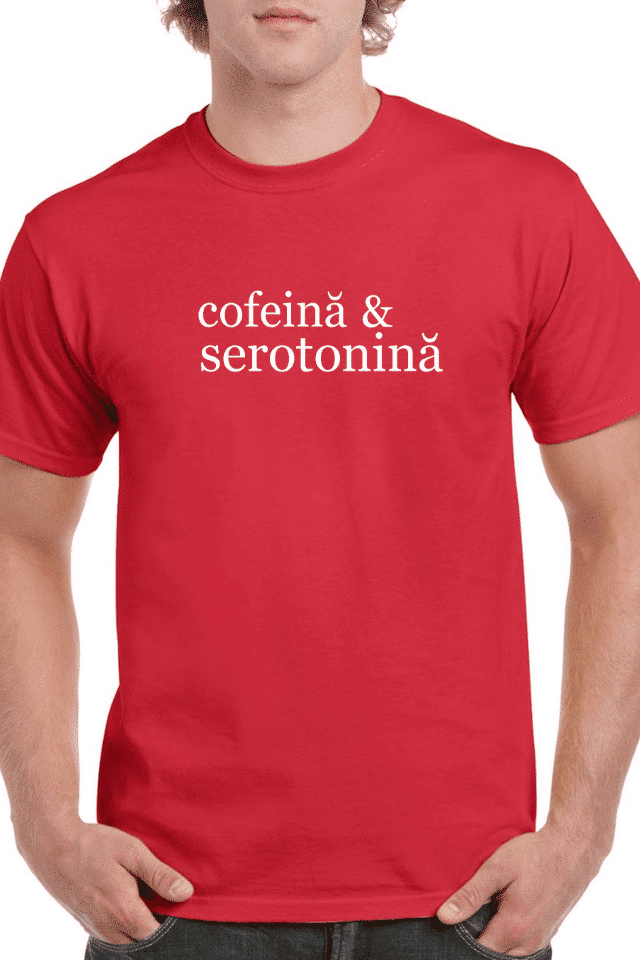 Tricou personalizat Bărbați - Cofeină & serotonină