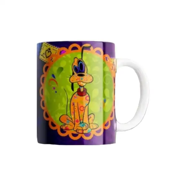 Cana personalizata, Pluto, Ceramica, Alb, 350 ml