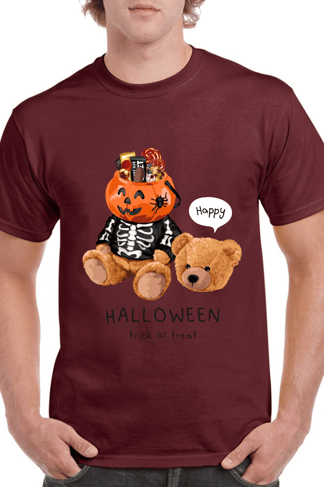Tricou personalizat Bărbați - Happy Hollowen