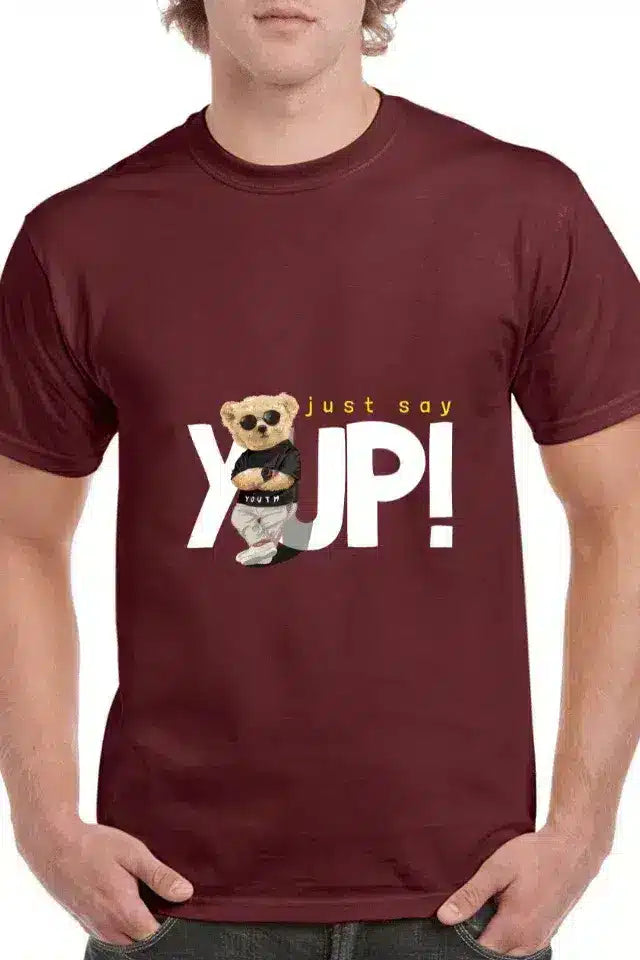 Tricou personalizat Bărbați - Just say YUP!