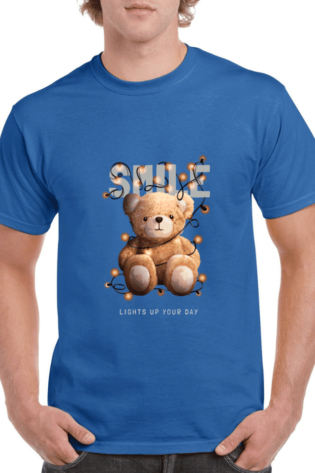Tricou personalizat Bărbați - Smile Lights Up Your Day