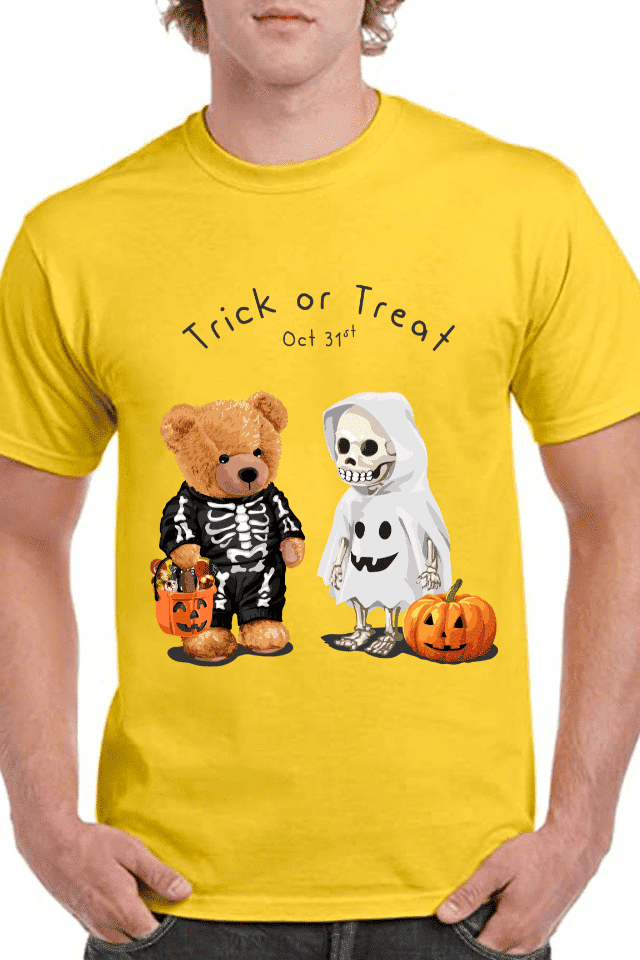 Tricou personalizat Bărbați - Trick or... Treat Bears