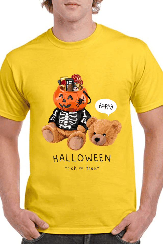 Tricou personalizat Bărbați - Happy Hollowen