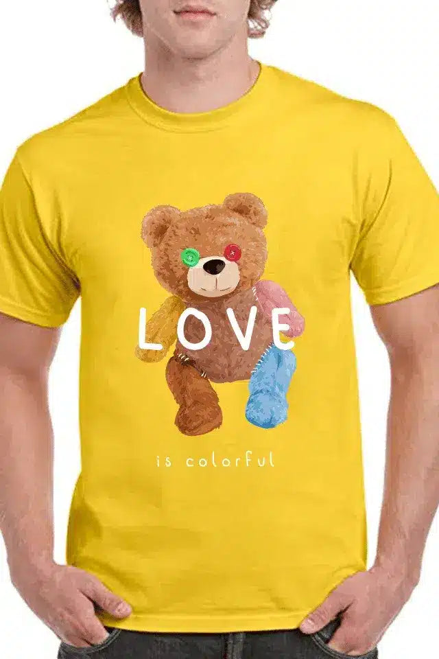 Tricou personalizat Bărbați - Love Is Colorful