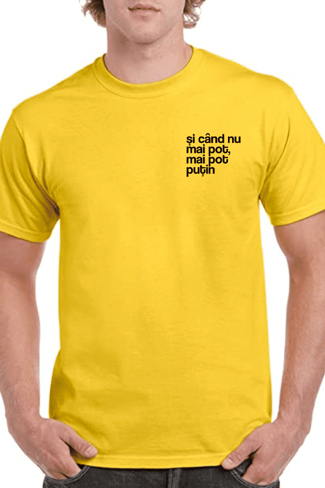 Tricou personalizat Bărbați - Și când nu mai pot