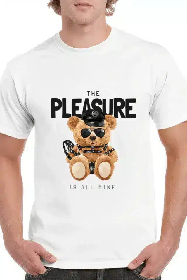 Tricou personalizat Bărbați - "the pleasure is all mine"