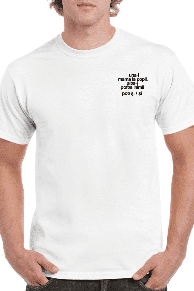 Tricou personalizat Bărbați - "una-i mama la copii"
