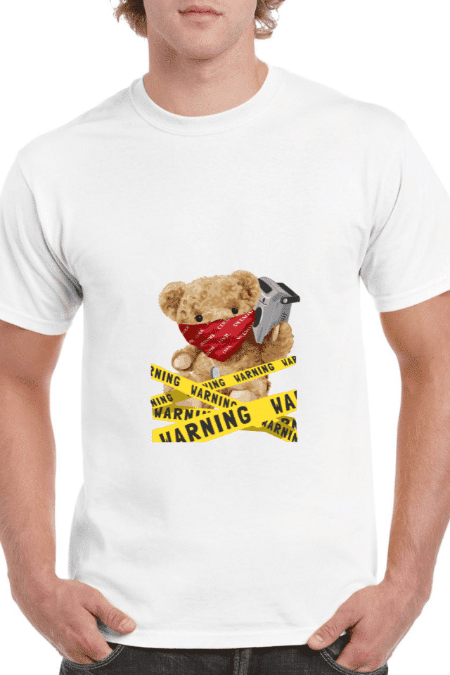 Tricou personalizat Bărbați - Gangsta Teddy Bear