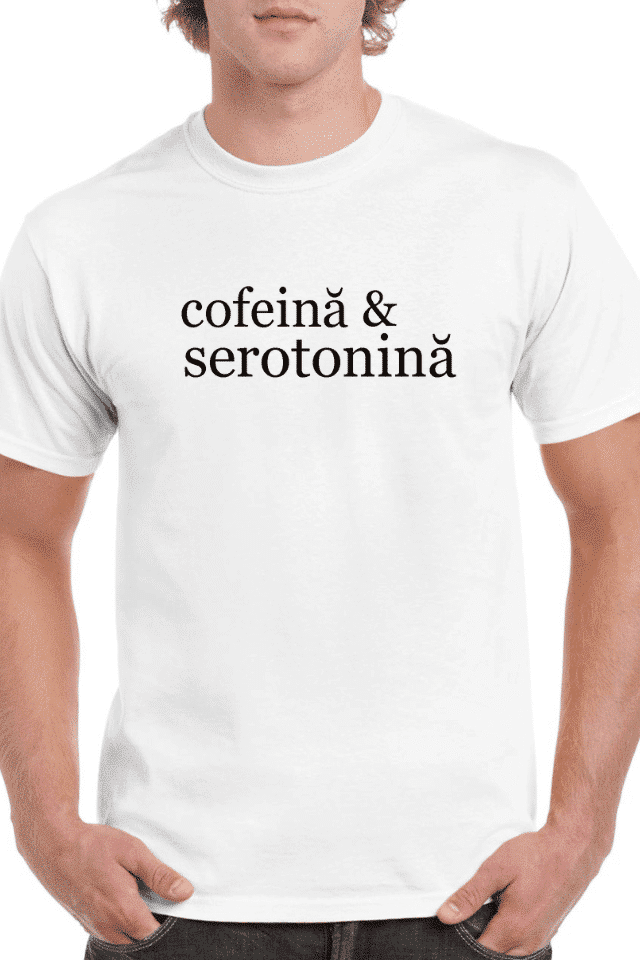 Tricou personalizat Bărbați - Cofeină & serotonină
