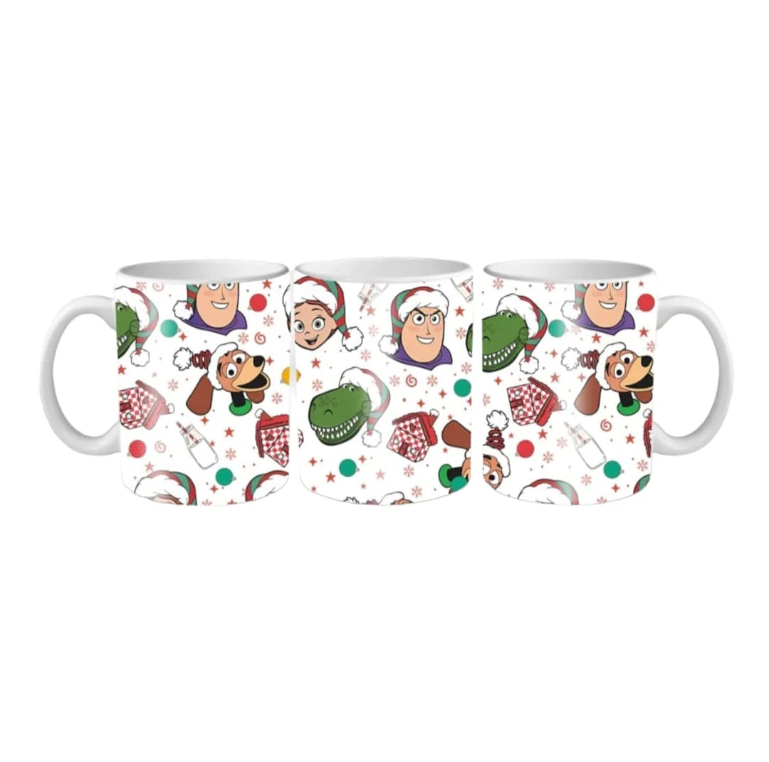 Cana personalizata, Cartoon, Ceramica, Alb, 350 ml