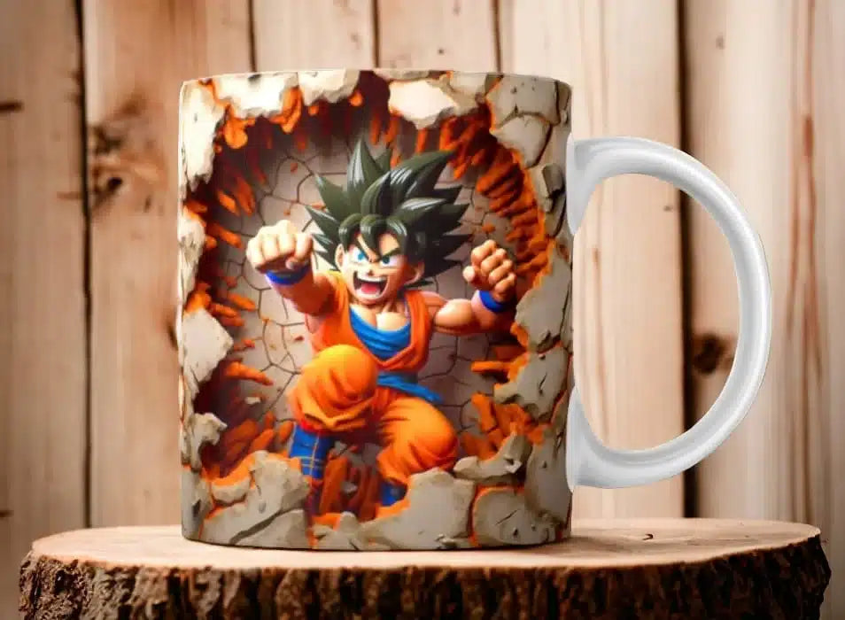 Cana personalizata, Dragon Ball Super Model 1 , Ceramica, Alb, 350
