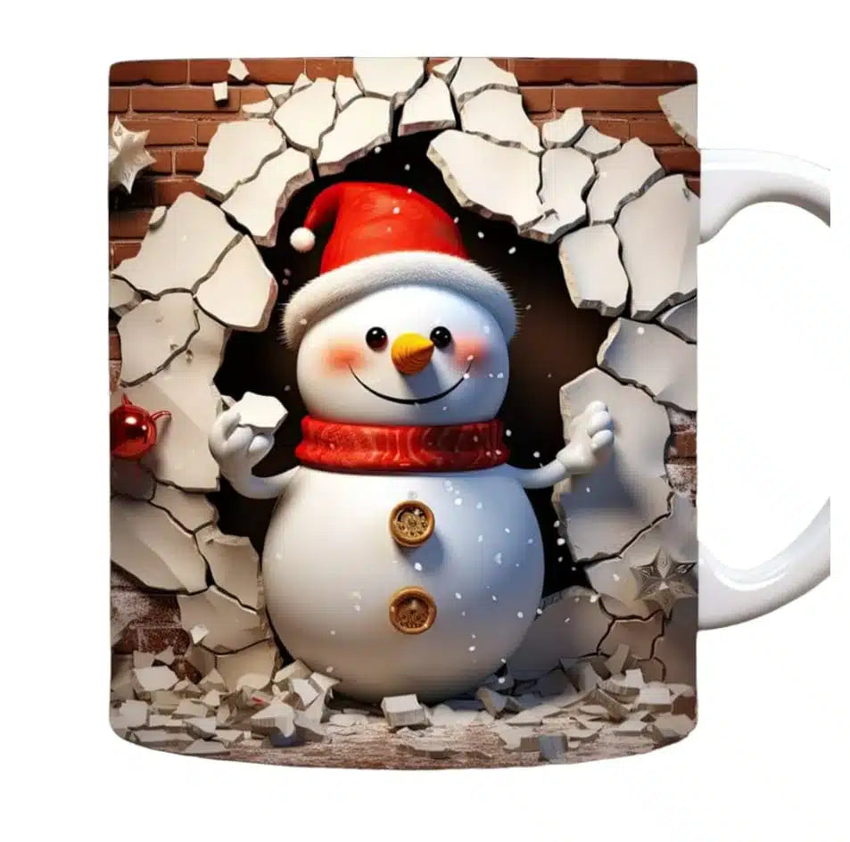 Cana personalizata, Om de zapada Model 22, Ceramica, Alb, 350 ml