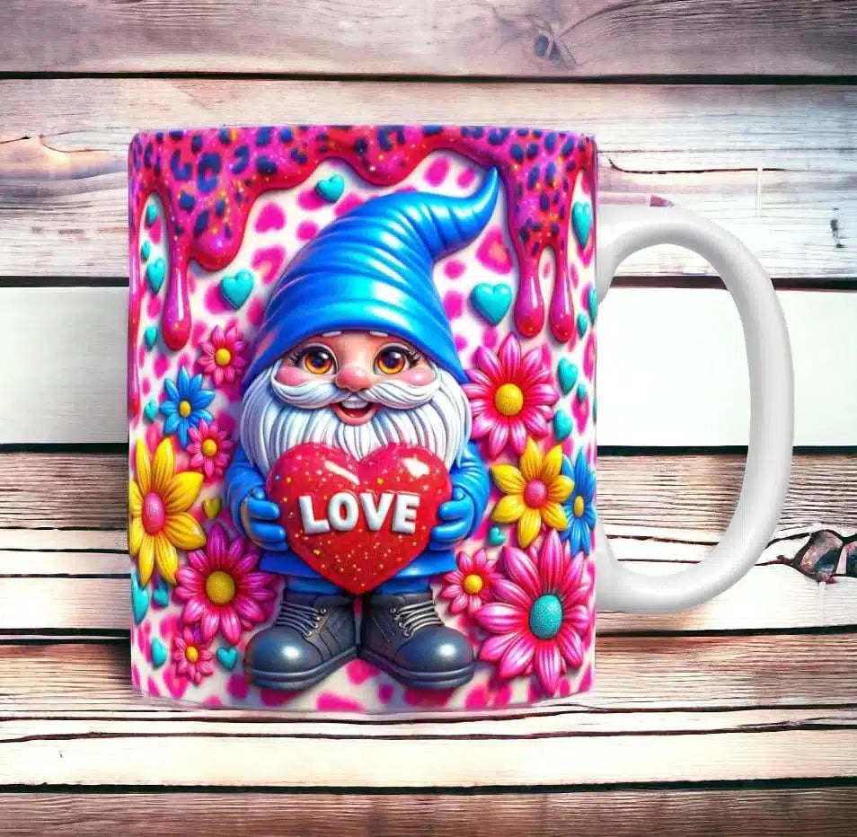 Cana personalizata, Love Day, Ceramica, Alb, 350 ml