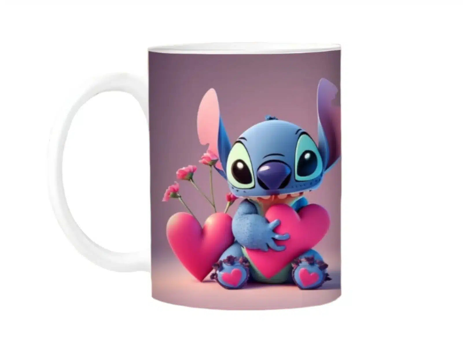 Cana personalizata, Love Stitch Model 23 , Ceramica, Alb, 350 ml