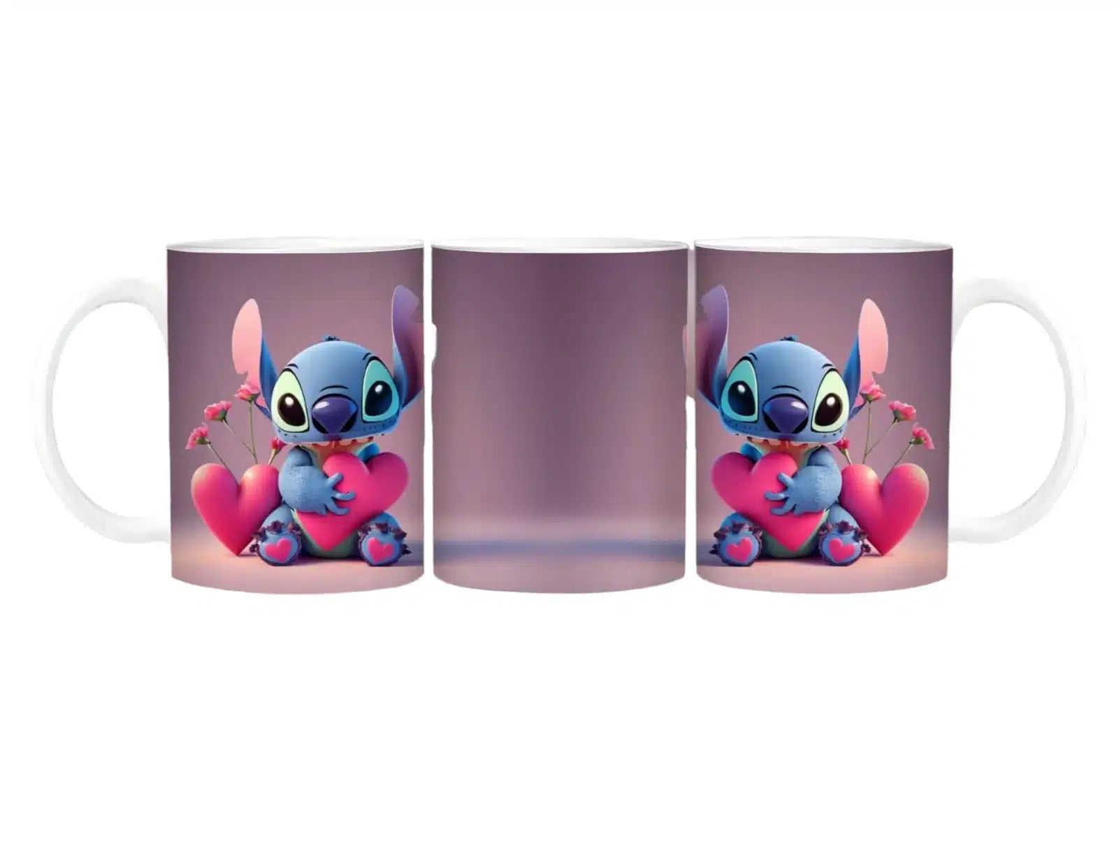 Cana personalizata, Love Stitch Model 23 , Ceramica, Alb, 350 ml