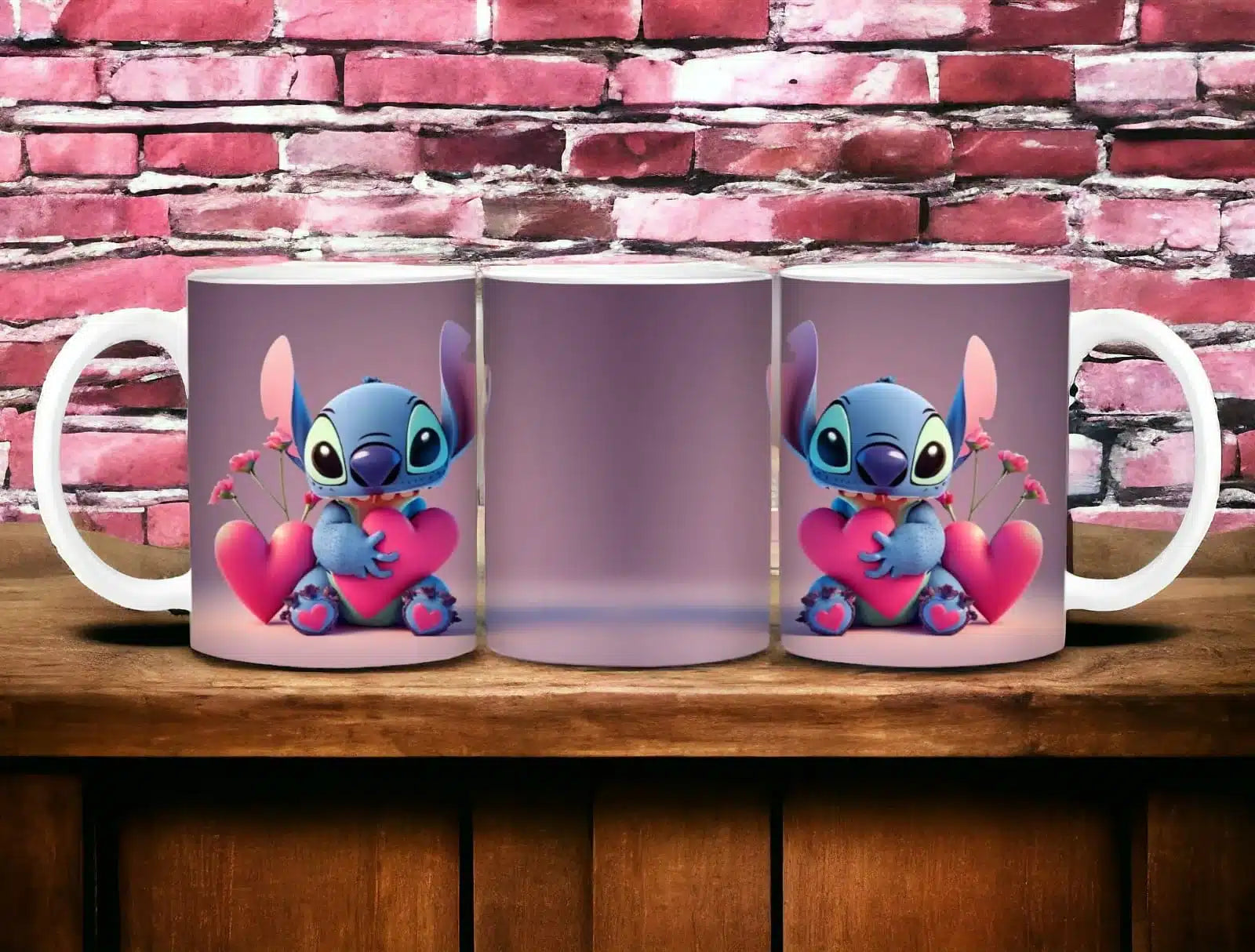 Cana personalizata, Love Stitch Model 23 , Ceramica, Alb, 350 ml