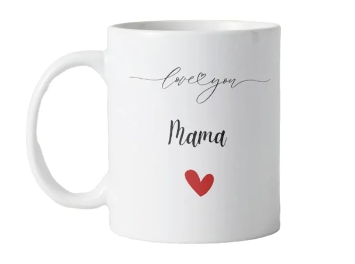 Cana personalizata, 8 Martie de ziua mamei model 5, Ceramica, Alb, 350 ml