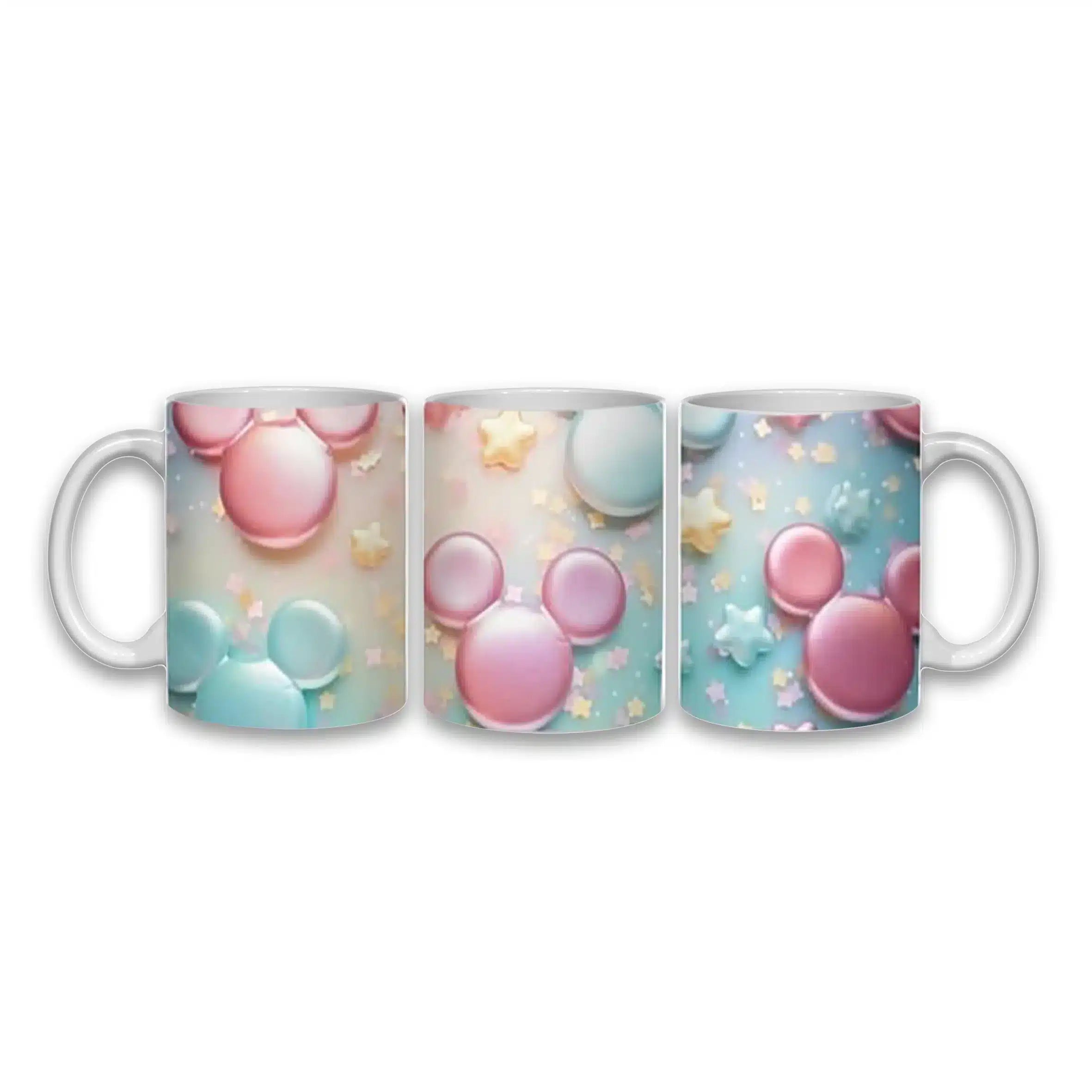 Cana personalizata, Disney Mickey Mouse, Ceramica, Alb, 350 ml