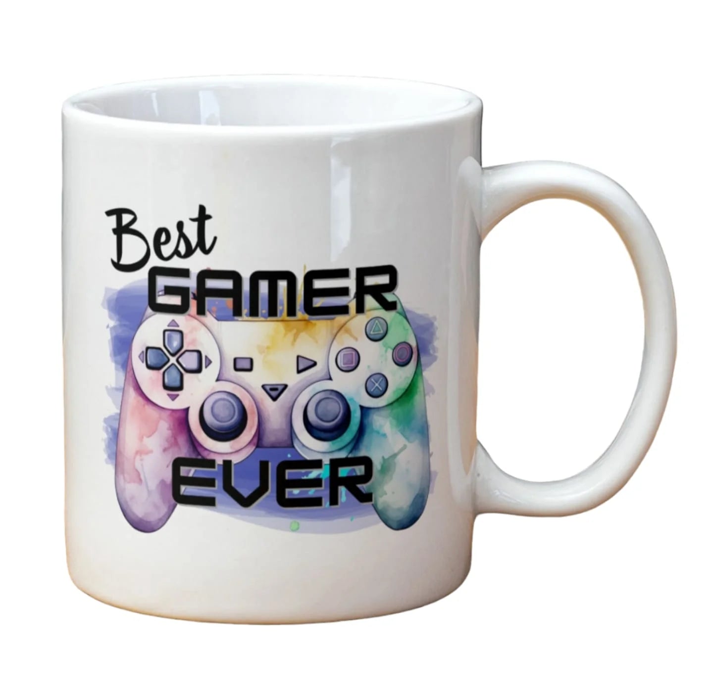 Cana personalizată, Best gamer ever, Ceramica, Alb, 350 ml