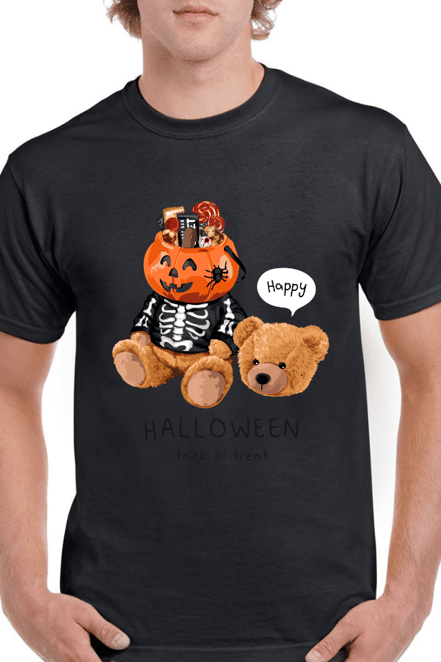 Tricou personalizat Bărbați - Happy Hollowen