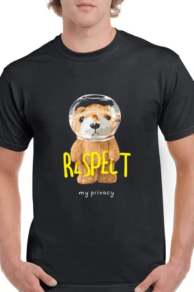 Tricou personalizat Bărbați - Respect My Privacy