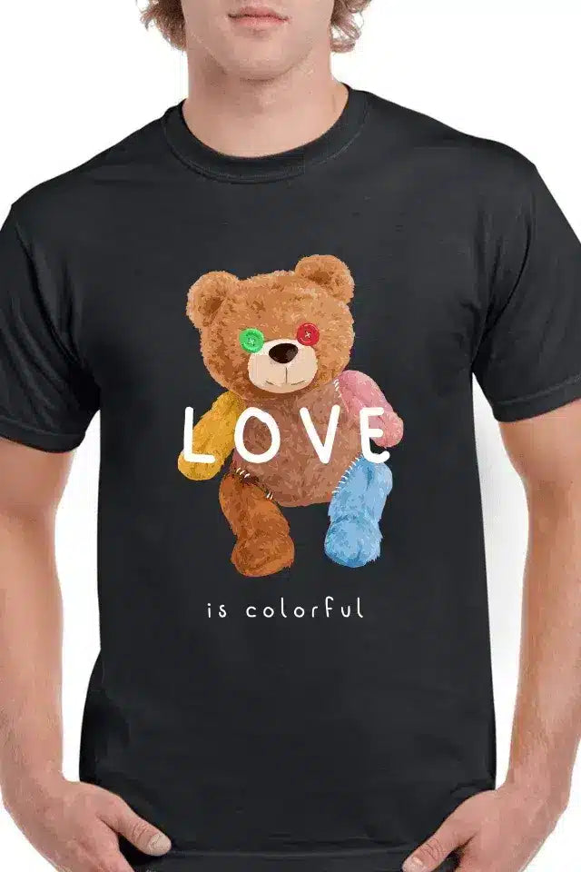 Tricou personalizat Bărbați - Love Is Colorful