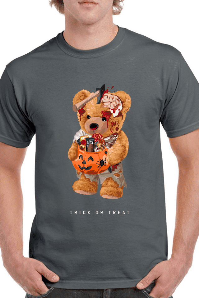 Tricou personalizat Bărbați - Spooky Teddy Bear