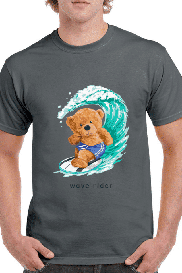 Tricou personalizat Bărbați - Surfing Bear