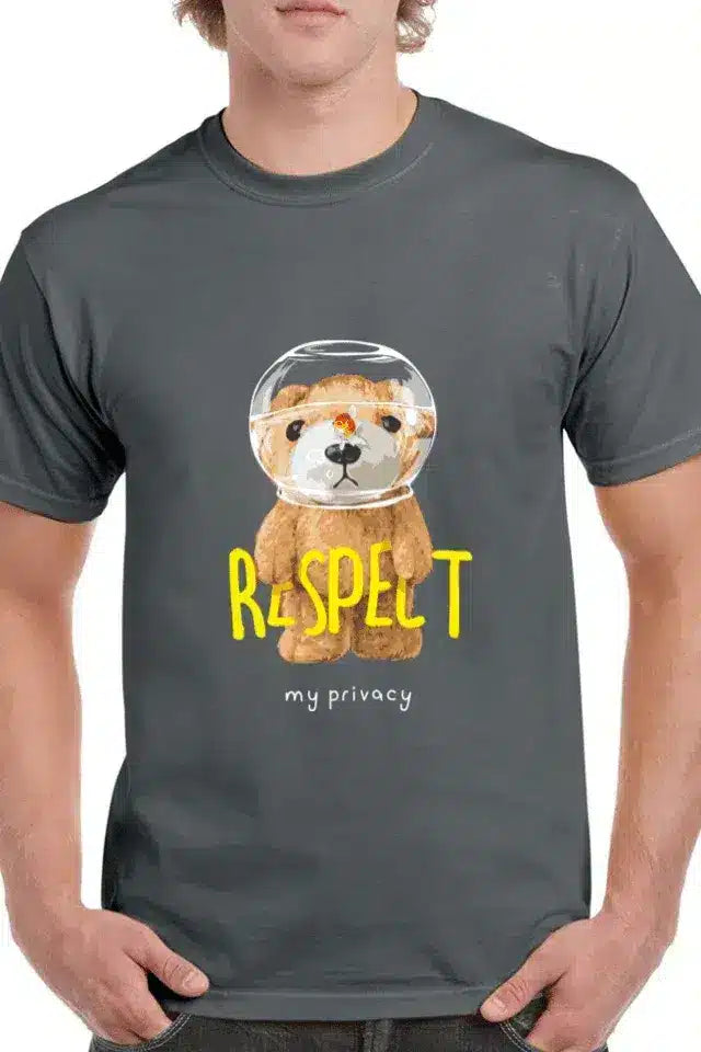 Tricou personalizat Bărbați - Respect My Privacy