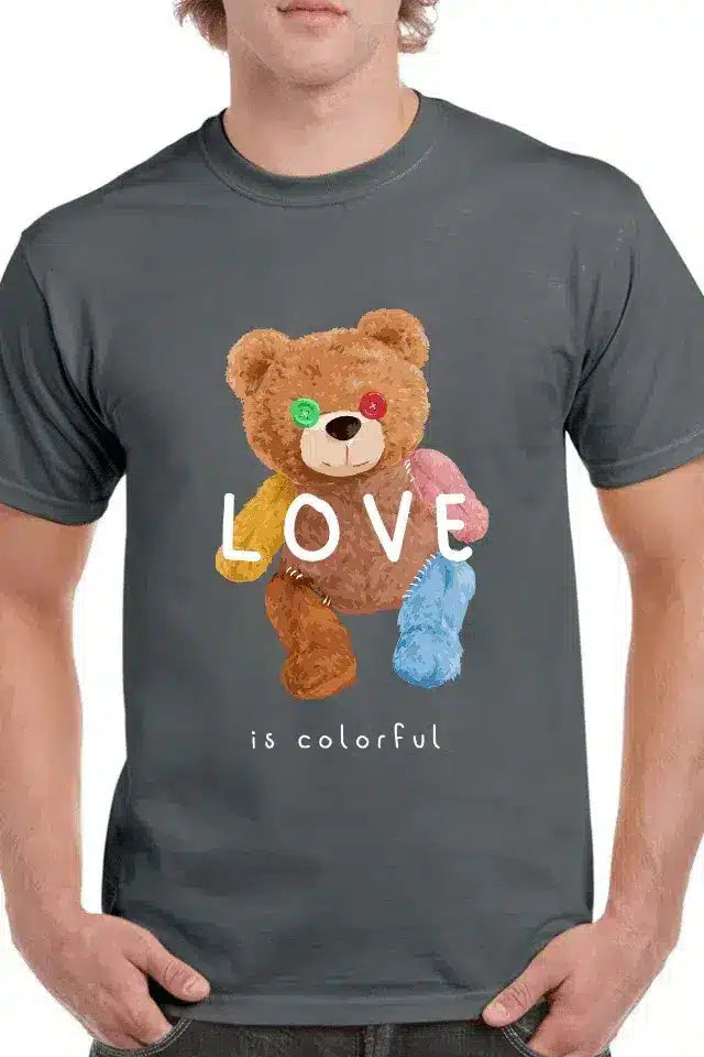 Tricou personalizat Bărbați - Love Is Colorful