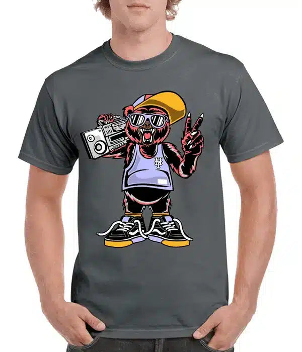 Tricou personalizat Bărbați - The Bear is Rapper