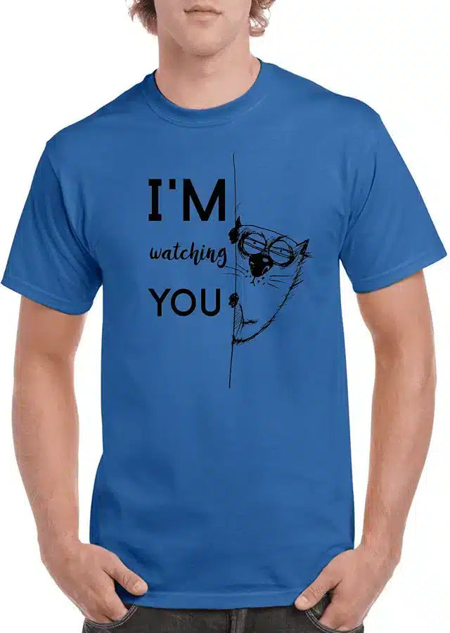 Tricou personalizat Bărbați - I'M watching YOU