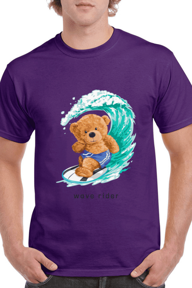 Tricou personalizat Bărbați - Surfing Bear