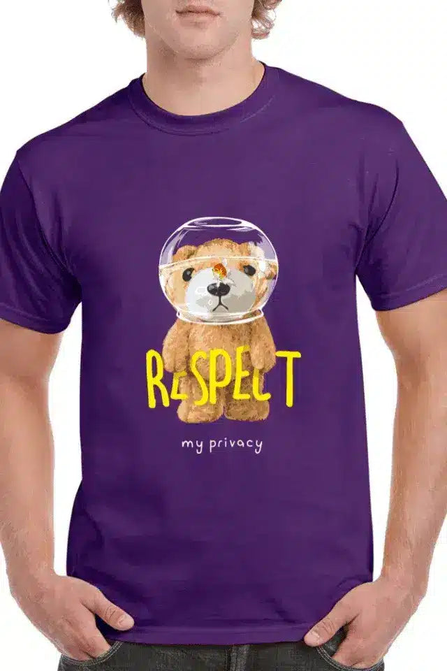Tricou personalizat Bărbați - Respect My Privacy