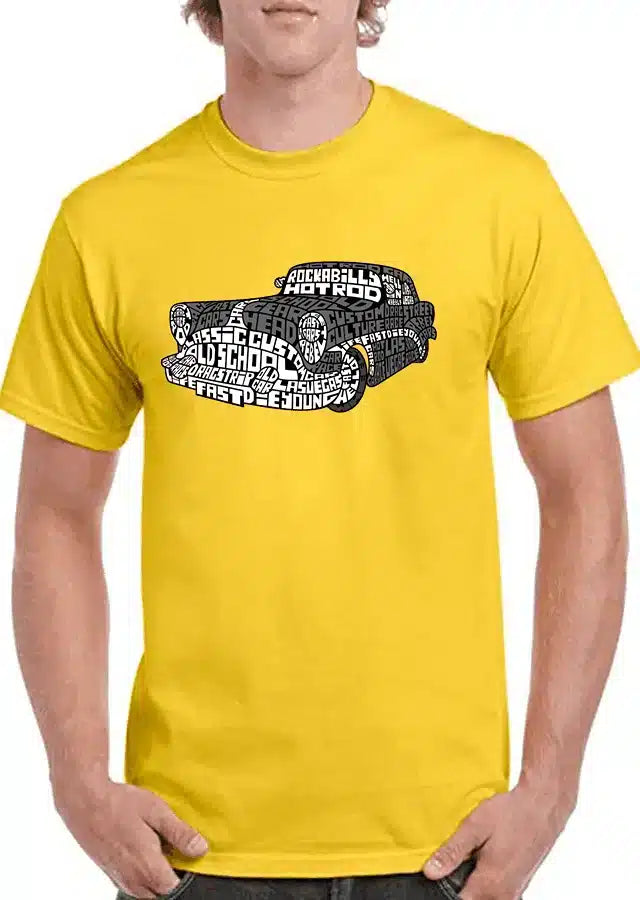 Tricou personalizat Bărbați - Old Car