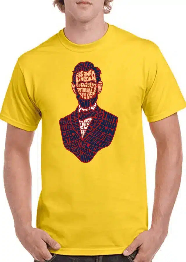 Tricou personalizat Bărbați - Abraham Lincoln