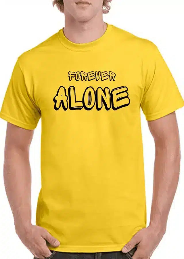 Tricou personalizat Bărbați - Forever alone