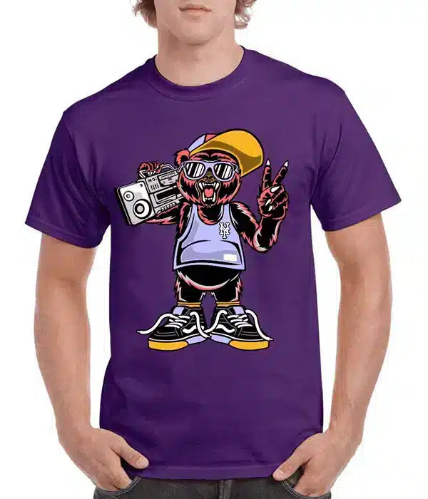 Tricou personalizat Bărbați - The Bear is Rapper