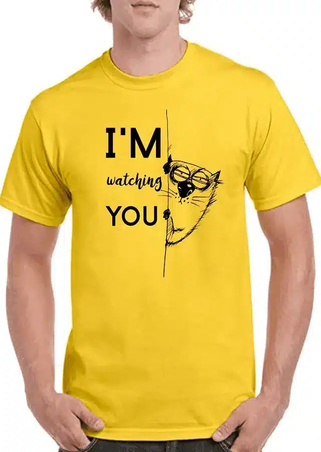 Tricou personalizat Bărbați - I'M watching YOU