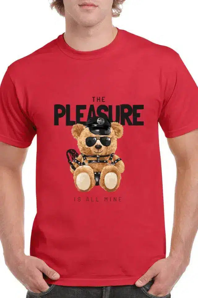 Tricou personalizat Bărbați - "the pleasure is all mine"